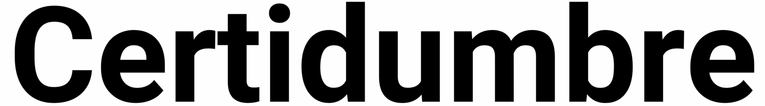 certidumbre